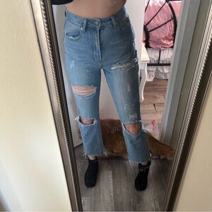Nasty Gal straight leg jeans